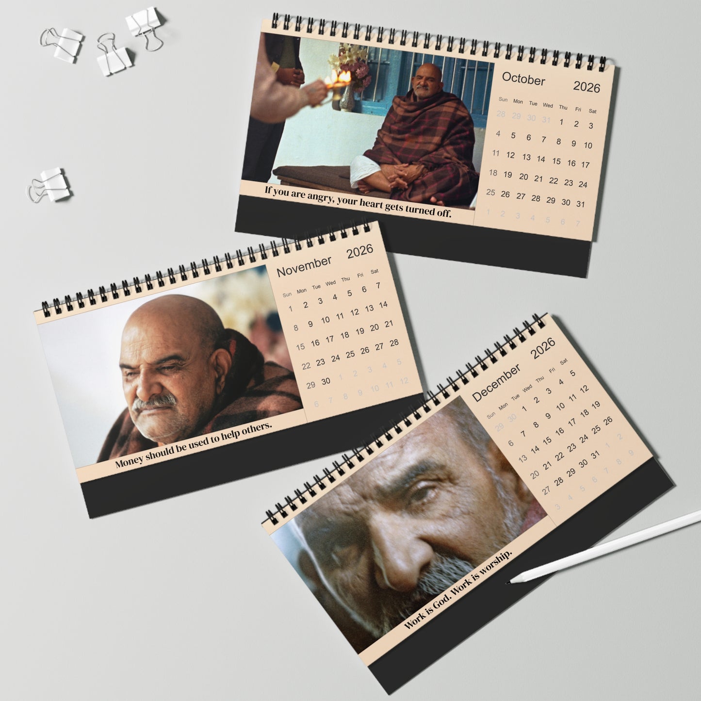 2026 Calendar (With Quotes)