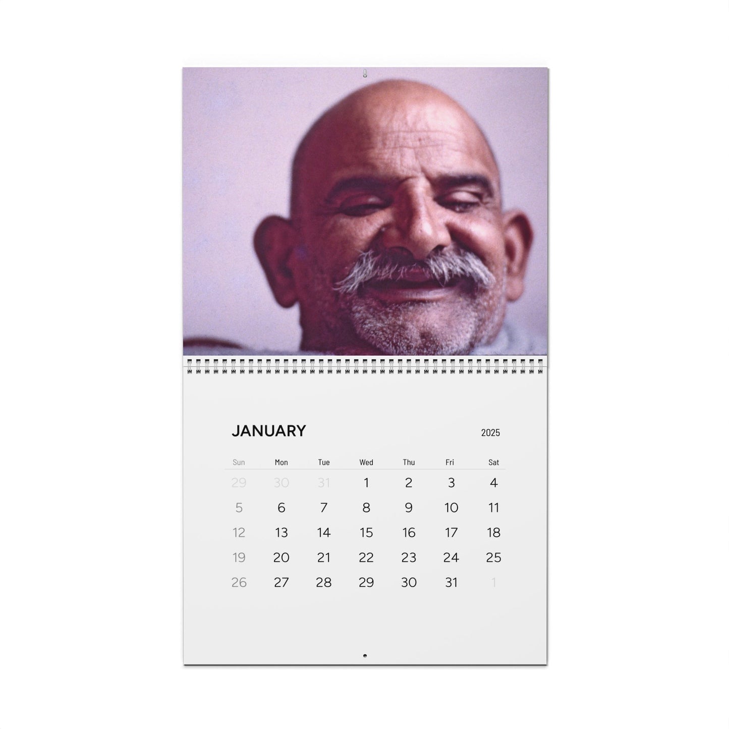 Wall 2025 Calendar (2 sizes) | No Quotes