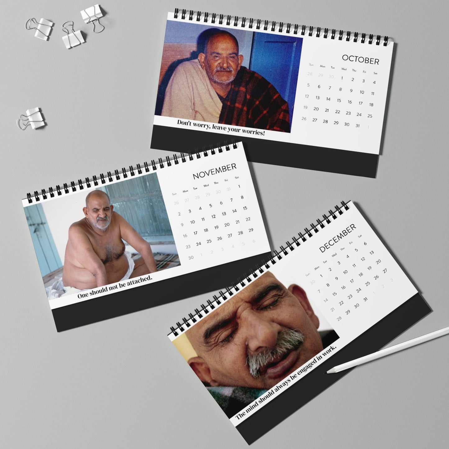 Desktop 2025 Calendar | With Quotes